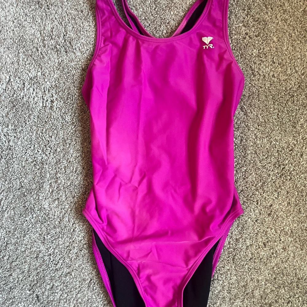 TYR Pink and Black Swimsuit